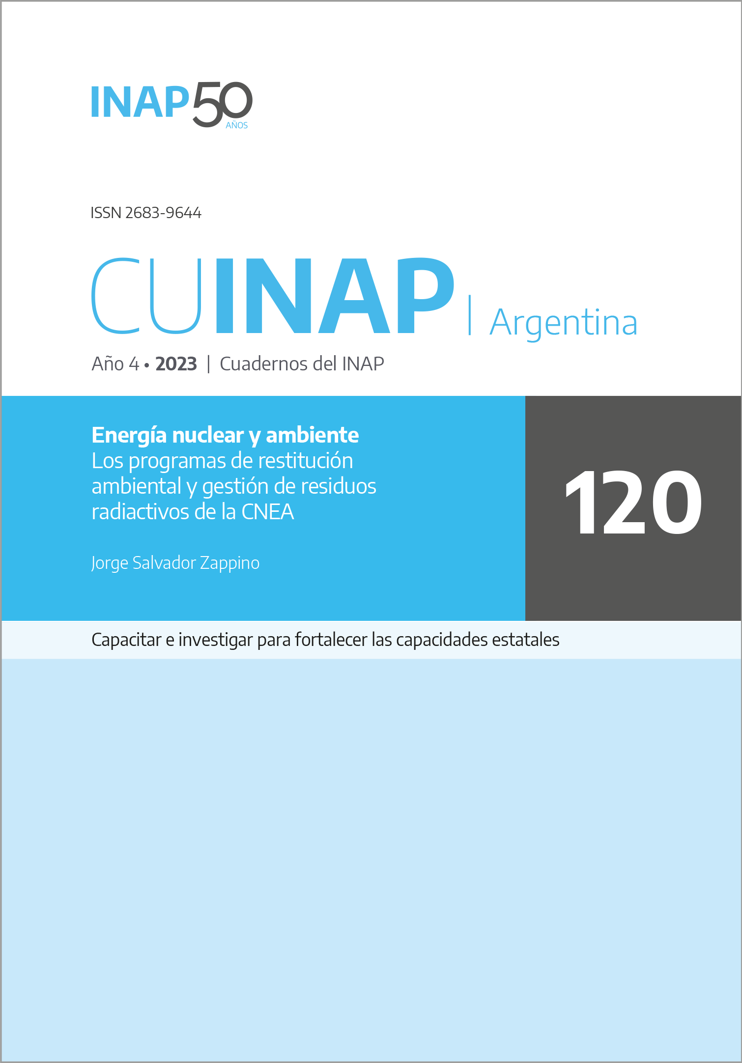 Imagen de tapa de CUINAP número 120